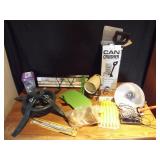 Can Crusher-Aquarium Lamp-Tent Pegs-etc;