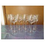 Glass Stemware 11 Piece Set