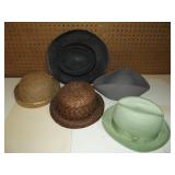 Lot of 5 Womens Hats