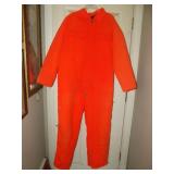 Mens Orange Hunting  Suit