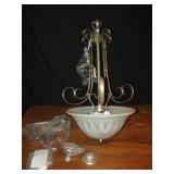 New Rustic Silver 3 Light Chandelier