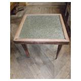 Vintage Wood and Formica Glitter Top Table