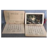 1950 1953 The Travelers Calendar Lot