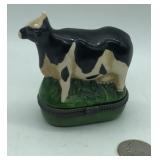 Vintage Limoge Porcelain Pill or Trinket Box