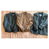 Leather Bomber Jacket Coat Lot Cooper Vittorio