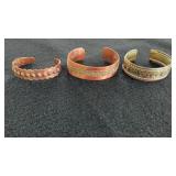 Bracelet Lot Copper Metal