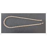 Sterling Italy 925 Braided Herringbone Chain