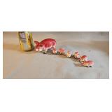 Pacific Japan Hand Painted Pig and Piglets