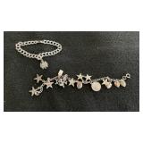 Charm Bracelet Lot Beta Sigma Phi and American