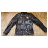 Harley Davidson Men's Leather Jacket Coat Size M