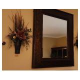 Wall Beveled Mirror 46'w x 55' h x 3.5'd Wood