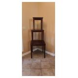 Wooden Square Table Trio Stackable 24' w x 24'h x