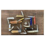 Novelty and Other Folding Knives Lot (11