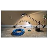 Desk Lamps Phone Holder and Cable Lamps