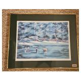 "The Azalea Hole-13th Augusta" Signed Print
