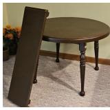 Wood Kitchen Table Dia41 H30   w/2- 12 inch