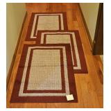 Entryway Rugs (3)W30.5 L47Rubberized Back