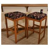 Bar Stools (2)W18 H31 D17