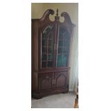 Lexington Cherry Corner China CabinetW44 H82