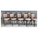 Metal Chairs Stackable and Table 30 x 60