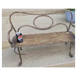 Childs Metal Garden Bench