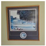 Edgar Barnett Gold Print