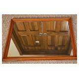 Wood Frame Wall MirrorW32.5 H44.5 D2