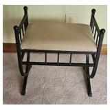 Metal Cushioned StoolW20 H21 D14