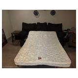 Hide-a-Bed 3 Cushion Couch Dark Gray