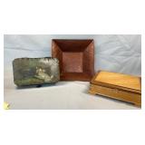 Hammered Copper Square Flushing Woodcock and