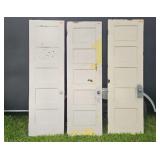 Vintage Wood Door Lot w24 x h79 x d1 1/2