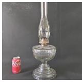 Kerosene Oil Lamp Greek Key 9.25ï¿½ H X 7.375ï¿½ Dia.