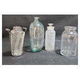 Glass Jars Apothecary Vase Honeycomb Flower Vase