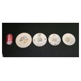Childrenï¿½s Plates Bowl Lot Nursery Rhyme