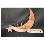 Vintage MCM Stairway To The Moon Handmade Wall
