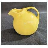 HALL Yellow 8 Cup Ice Lip Ball Pitcher # 633 USA