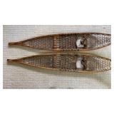 Vintage TUBBS Vermont Rawhide Laced Bent Wood