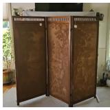 Oak Upholstery Room Divider French European