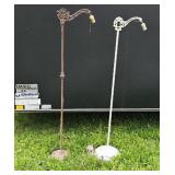 Cast Iron Art Deco Twisted Stem Floor Lamps W
