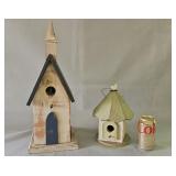Wooden Bird House Decorative 9ï¿½ & 19ï¿½