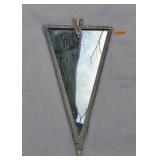 Art Deco Triangular Mirror 31 x 15.5