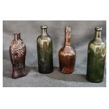 Vintage Brown Bottles