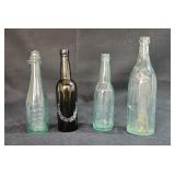 Vintage Glass Bottles Lion Falstaff Lemp St.