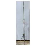 Copper Lightning Rod 69.5" and Purple Ball