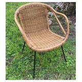 MCM Calif-Asia Wicker Chair W22 H28 D20