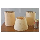 MCM 1950S Fiberglass Lamp Shade Lot