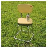 Ames Maid Kitchen Metal Swivel Stool Chair Retro