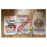 Seed Sack Lot Pioneer WH Todd & Son Central