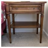 White Fine Furniture End Table 22W 16D 25H