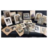 Cabinet Board Photo Lot Victorian,1960ï¿½s